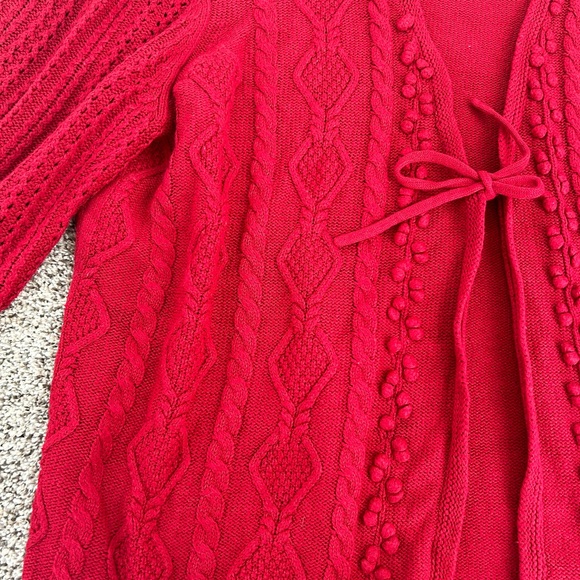 Red cardigan - Picture 8 of 9